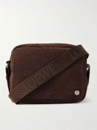 LOEWE - Pebble Embellished Full-Grain Nubuck Messenger Bag