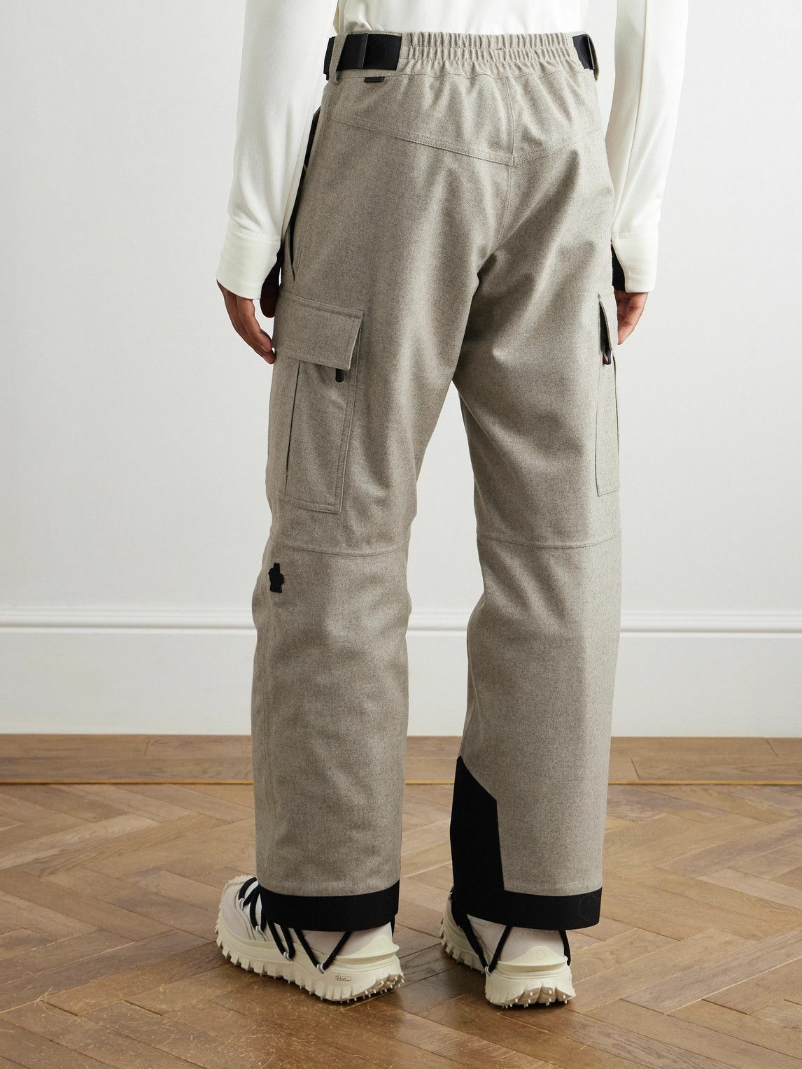 Moncler Grenoble - Wool-Flannel Padded Ski Pants - Neutrals