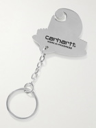 Carhartt WIP - Trap C Silver-Tone and Enamel Key Fob