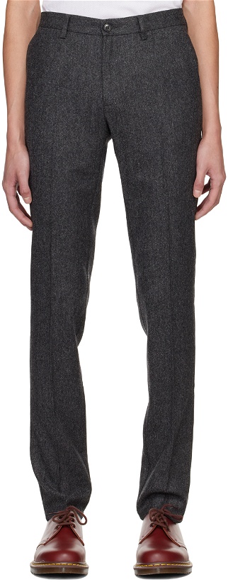 Photo: Sunspel Gray Donegal Trousers