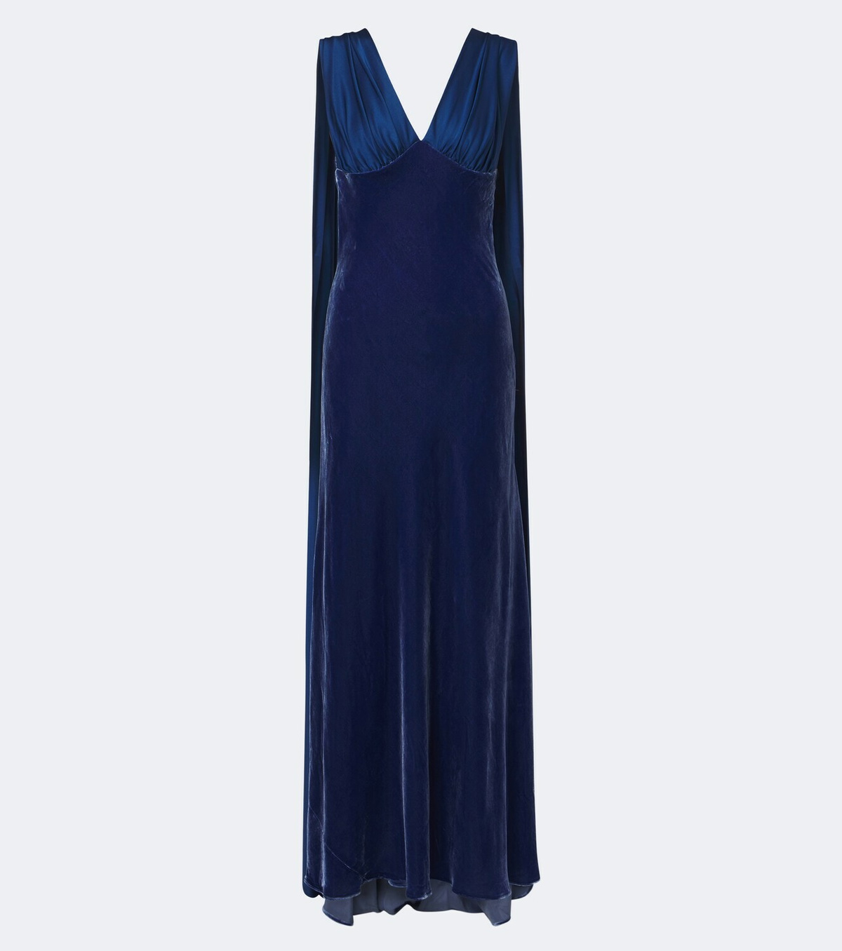 Simkhai Mariselle caped velvet gown