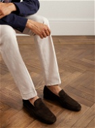 J.M. Weston - Suede Loafers - Brown