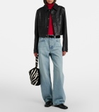 Frame Bow barrel-leg jeans