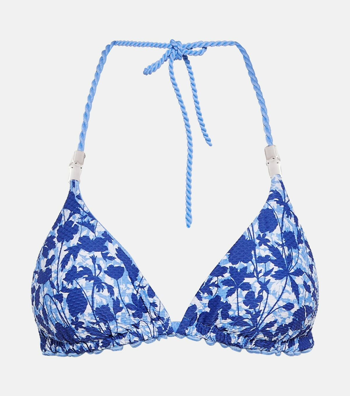 Printed Triangle Bikini Top in Multicoloured - Heidi Klein