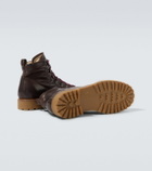 Eleventy Leather lace-up boots