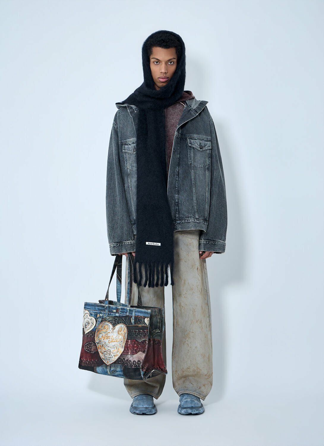 Acne Studios Hooded Denim Jacket Acne Studios