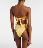 Cala de la Cruz Sandra printed bikini top