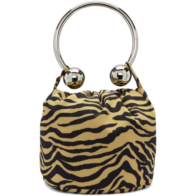 Ashley Williams Brown and Black Tiger Piercing Bag Ashley Williams