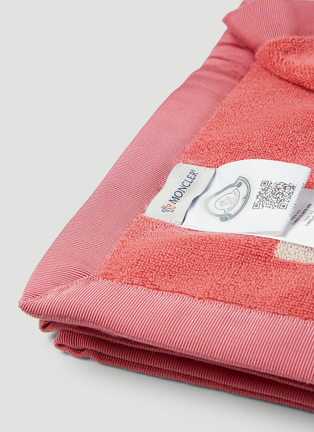 Moncler Logo Print Beach Towel