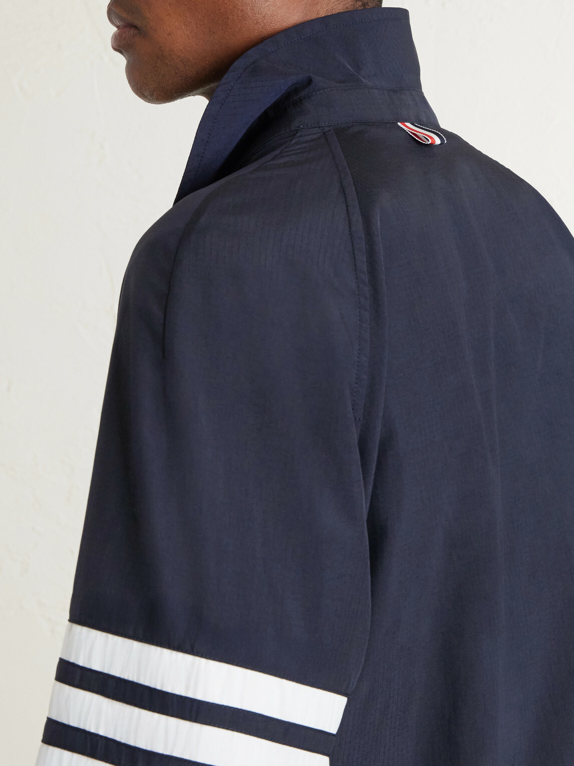 Thom Browne - Striped Ripstop Track Jacket - Blue