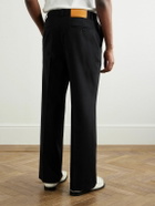 SECOND / LAYER - Zooty Straight-Leg Stretch-Wool Trousers - Black