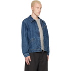 Kenzo Navy Kenzo Paris 'KENZO Signature' Utility Denim Jacket