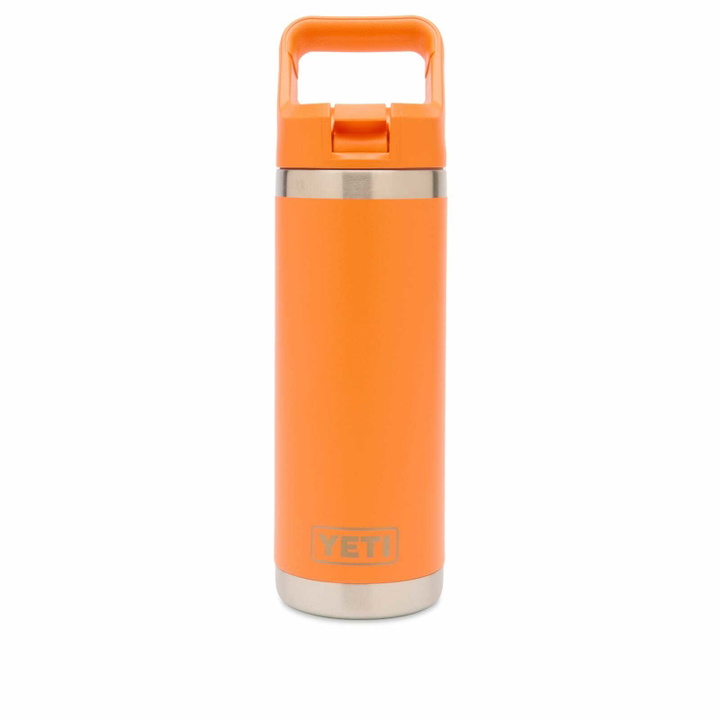 Photo: YETI 18oz Rambler Straw Bottle in King Crab 