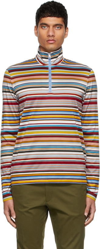 Photo: Paul Smith Multicolor Signature Stripe Print Sweater