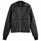 Rick Owens x Moncler Geocamo Flight Jacket in Black