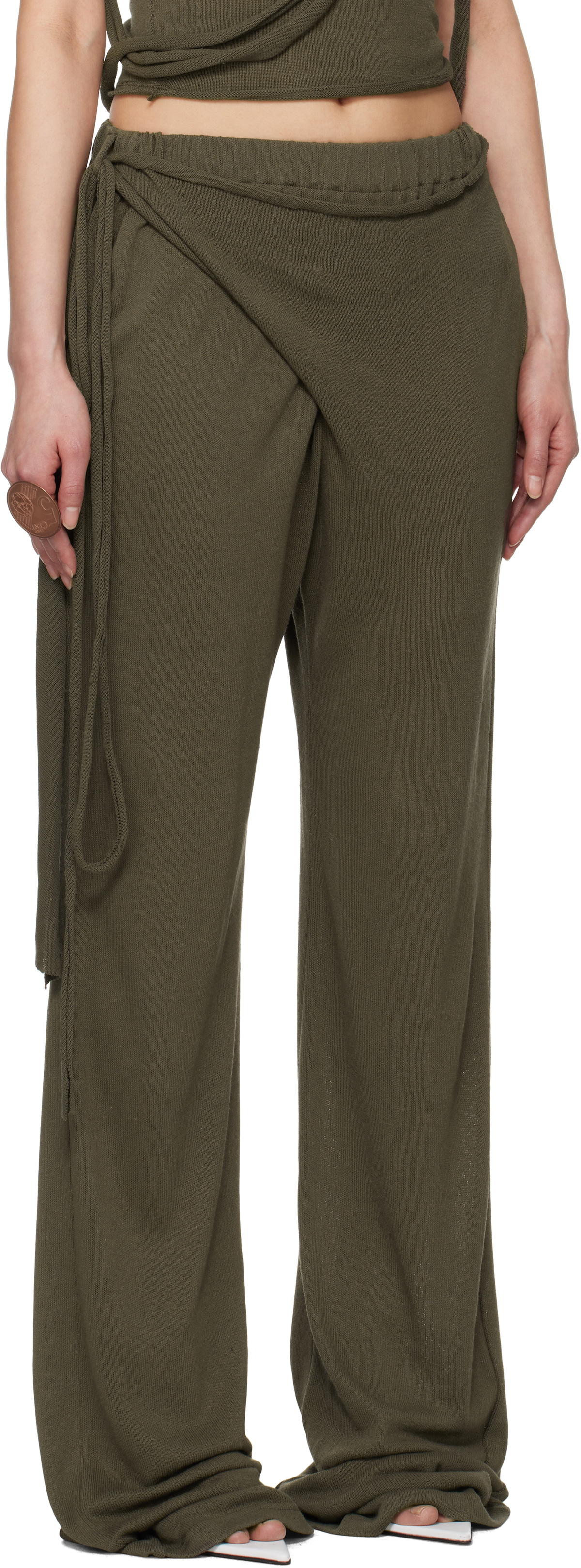 Ottolinger Green Wrap Lounge Pants