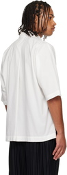 HOMME PLISSÉ ISSEY MIYAKE White Streamline Shirt
