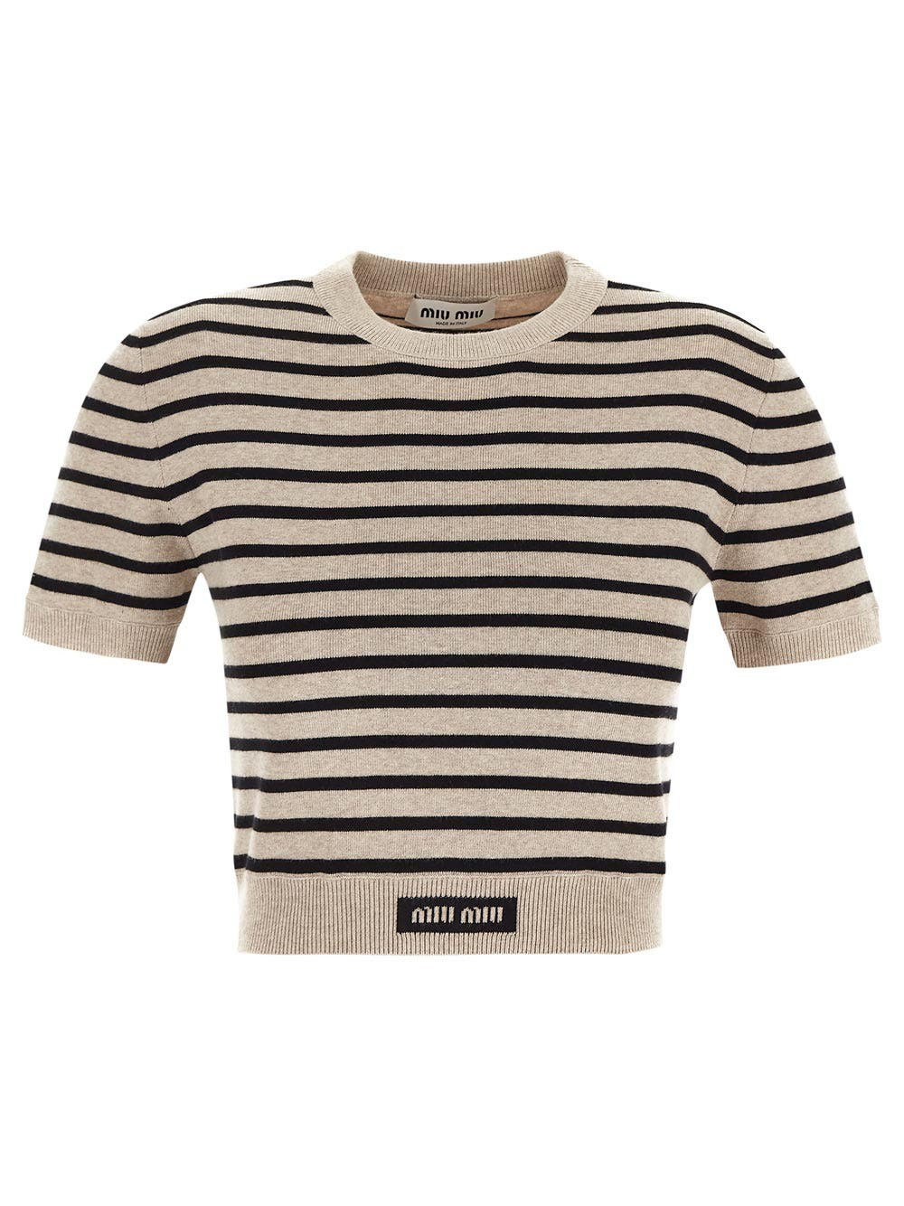 MIU MIU MOHAIR BLEND STRIPED SWEATER (38) – ReFrock