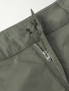 SAIF UD DEEN - Straight-Leg Panelled Shell Shorts - Gray
