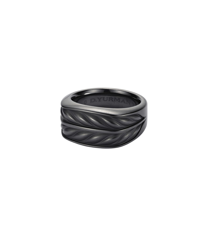 Photo: David Yurman Chevron titanium ring