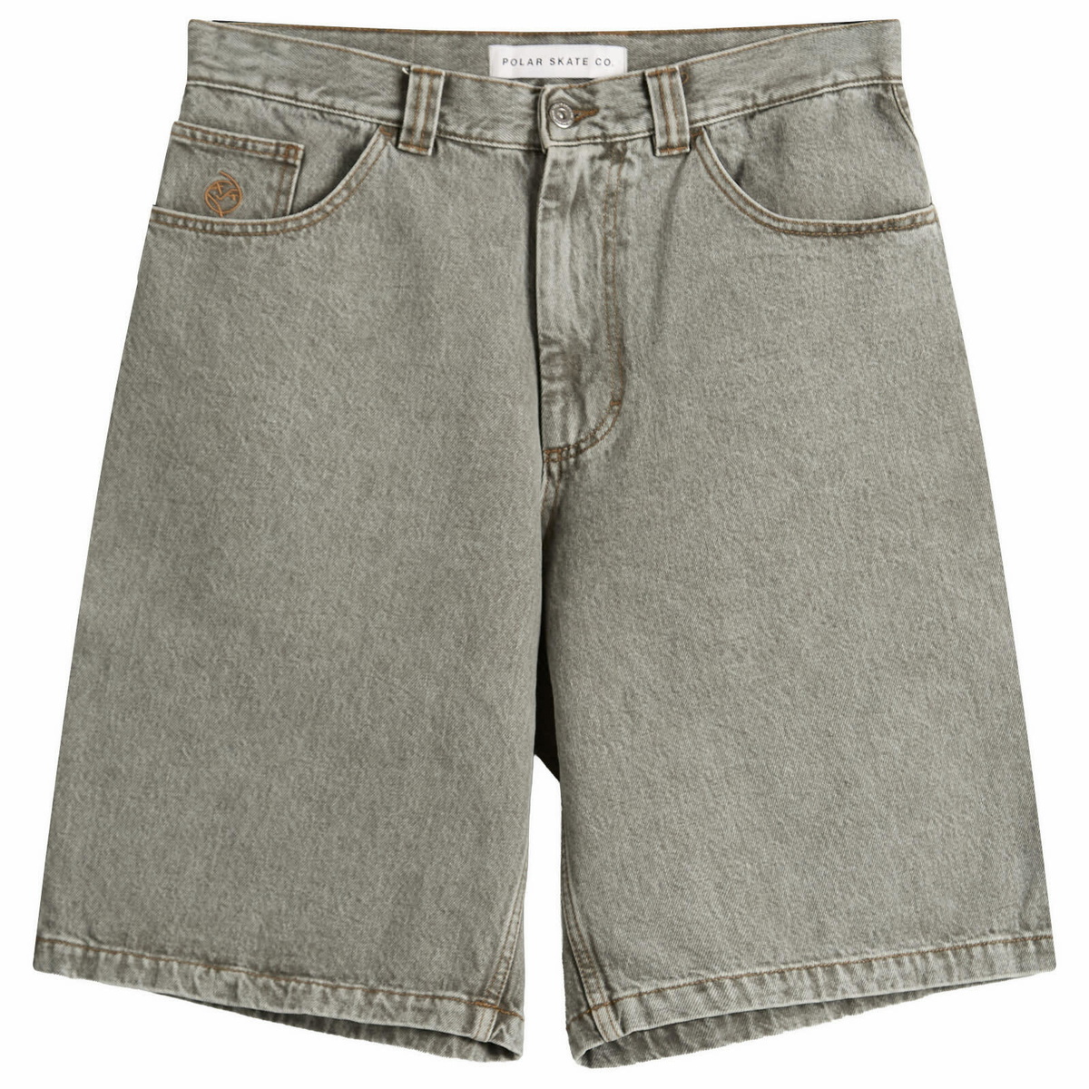 Polar Skate Co. Men's Big Boy Denim Shorts in Eucaplytus