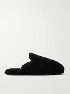 TEKLA - Shearling Slippers - Black