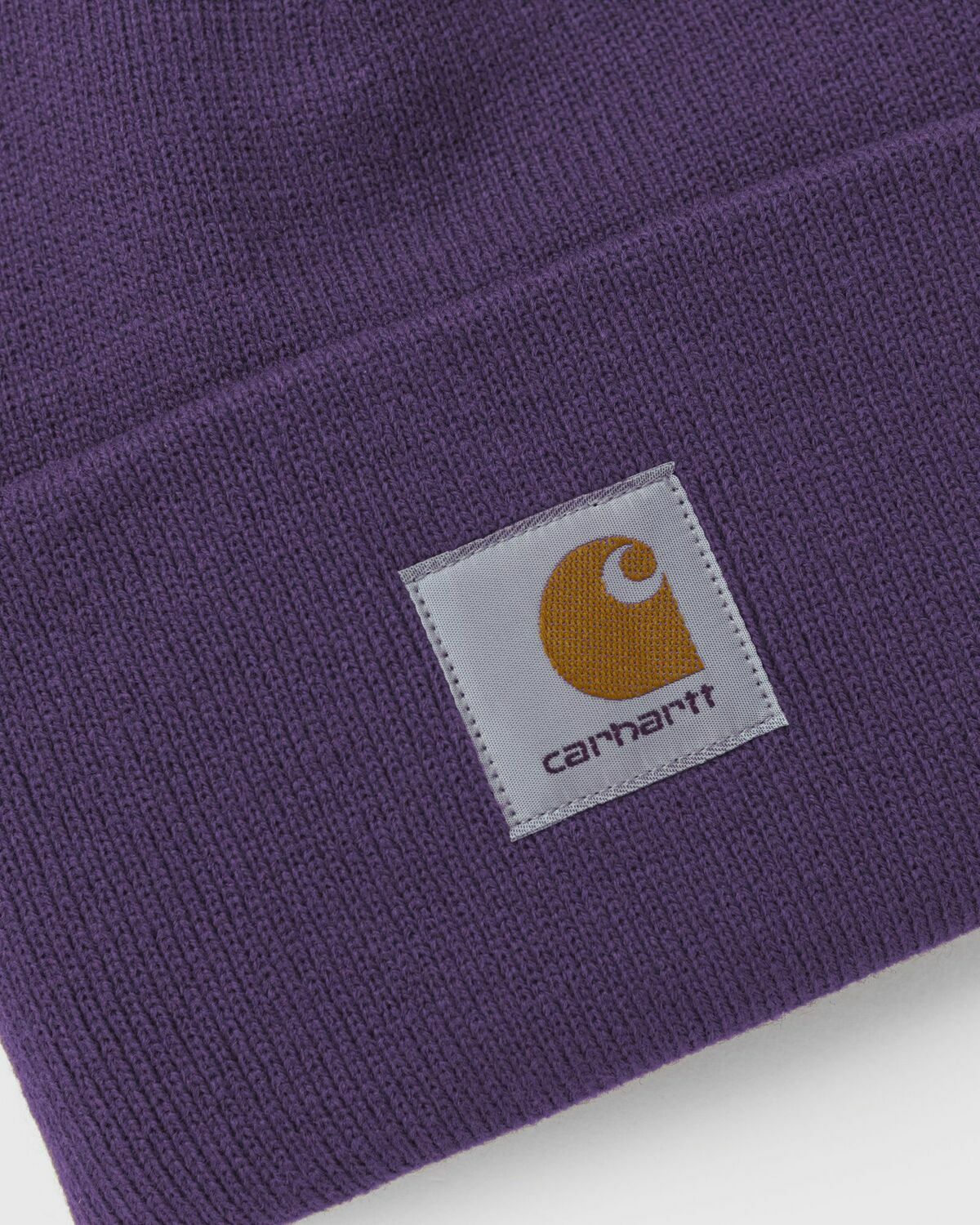 Carhartt WIP Acrylic Watch Hat in Razzmic Purple Czapka zimowa Carhartt WIP Acrylic Watch - fioletowy (razzmic) main image 3