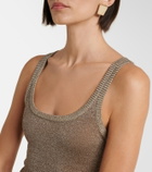 Missoni Knitted lamé tank top