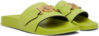 Versace Green Medusa Biggie Slides