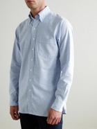 Kingsman - Drake's Button-Down Collar Cotton Oxford Shirt - Blue