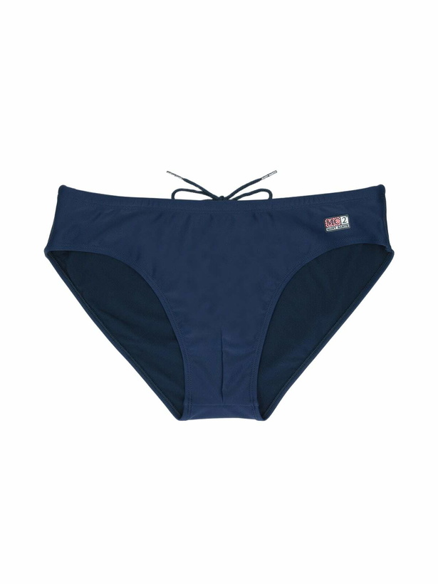 Photo: MC2 Saint Barth Man Navy Blue Swim Briefs Cayo