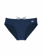 MC2 Saint Barth Man Navy Blue Swim Briefs Cayo