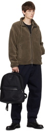 Emporio Armani Brown Embroidered Reversible Jacket