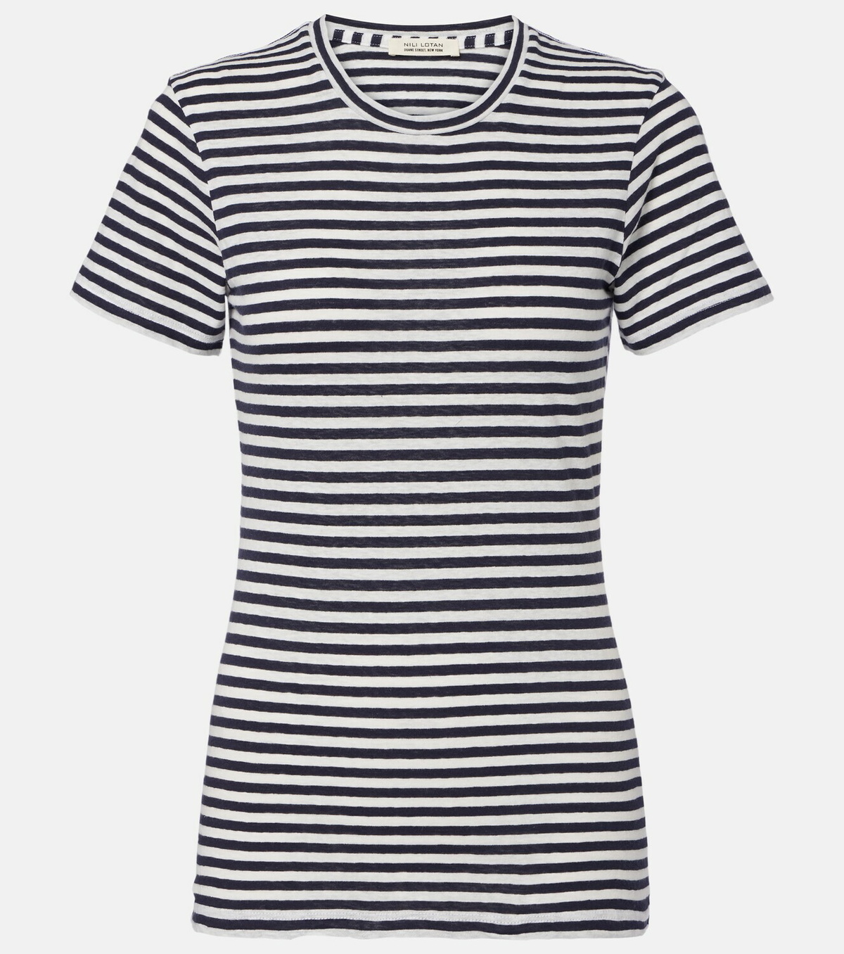 Nili Lotan Lana striped cotton jersey T-shirt