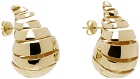 Bottega Veneta Gold Drop Earrings