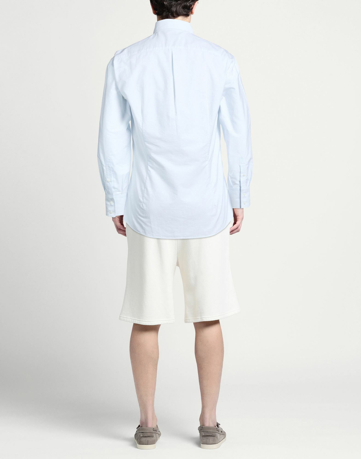 Brunello Cucinelli Mens Shirt Sky in Blue