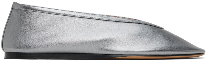 Photo: Le Monde Beryl Silver Luna Ballerina Flats