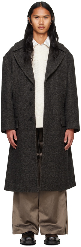 Photo: System Gray Wide Laper Coat