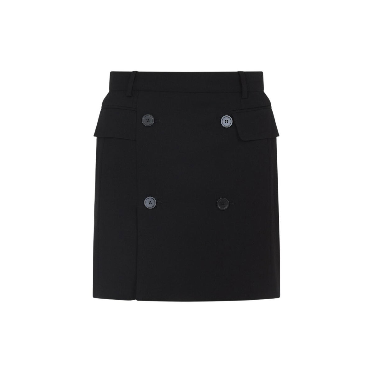 BALENCIAGA Lingerie Wool Tailored Skirt Balenciaga
