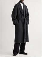 The Row - Ake Shawl-Collar Belted Virgin Wool and Cashmere-Blend Coat - Gray