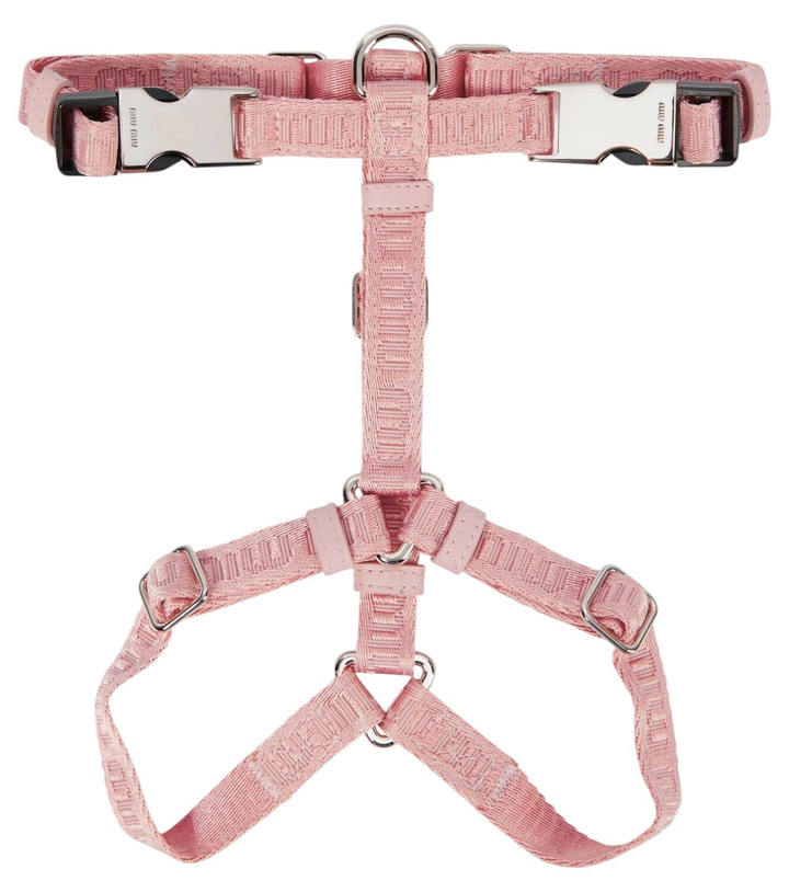 Photo: Miu Miu Logo dog harness