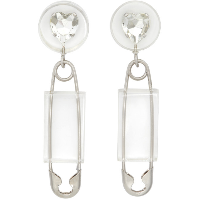 Photo: Safsafu Silver Safety Love Earrings