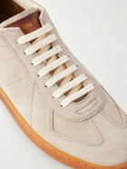 Officine Creative - Militia 002 Leather-Trimmed Suede Sneakers - Gray