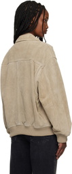 Citizens of Humanity Khaki Vivienne Suede Jacket