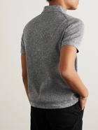 Theory - Nare Slim-Fit Cotton-Blend Polo Shirt - Gray