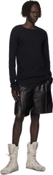 Ann Demeulemeester Gray Palne High-Top Boxing Sneakers