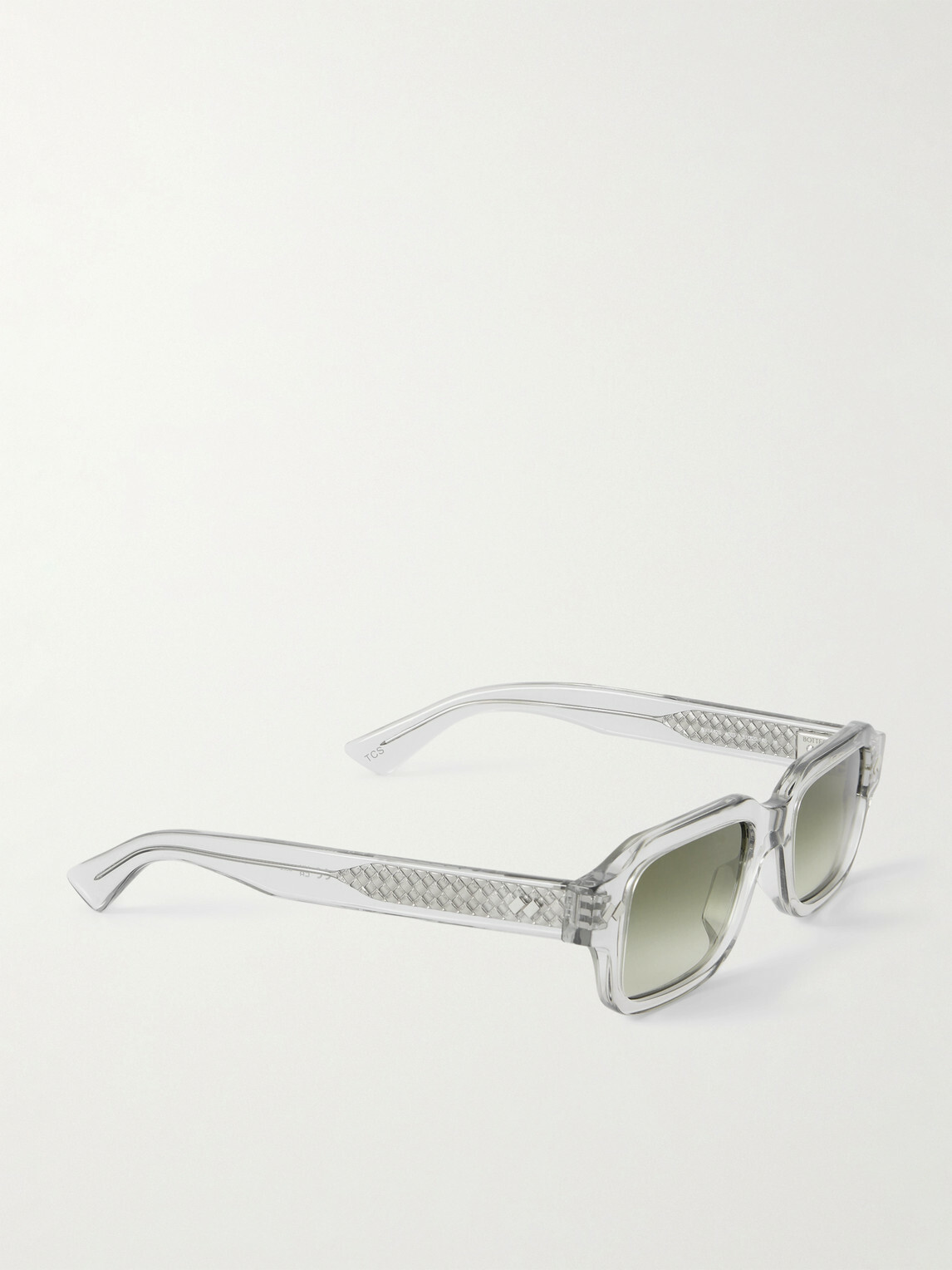 Bottega Veneta - Intrecciato Square-Frame Recycled-Acetate  display picture 3