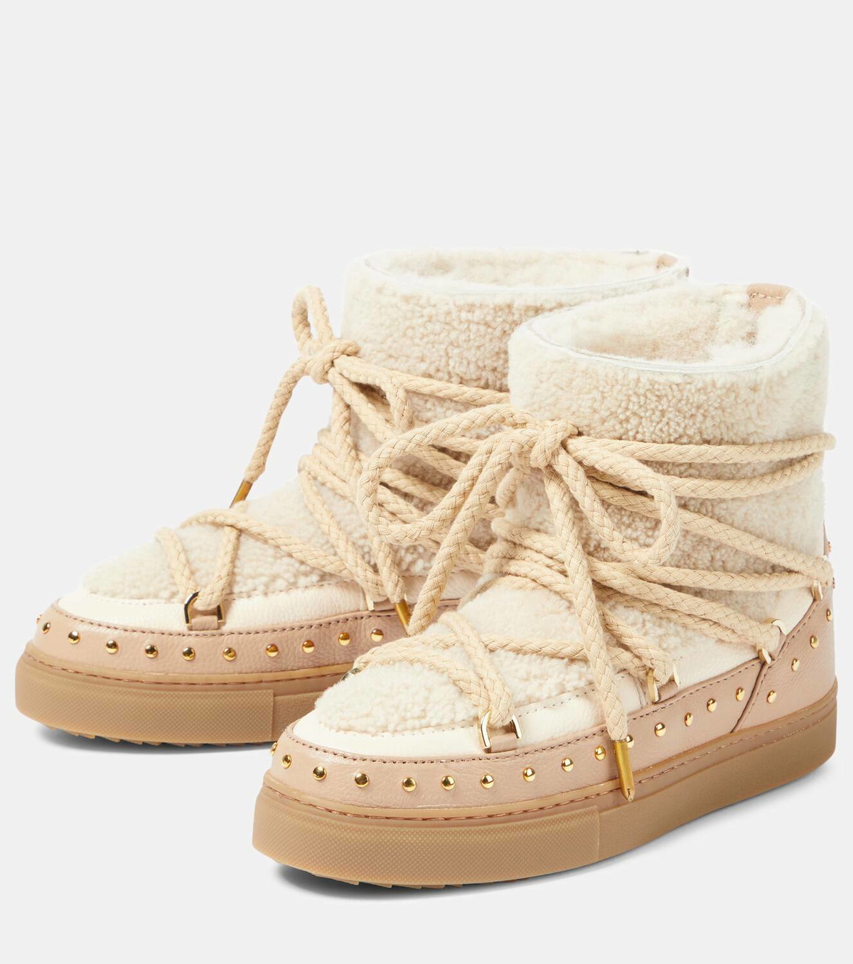 Inuikii Curly Rock shearling-lined leather snow boots Inuikii