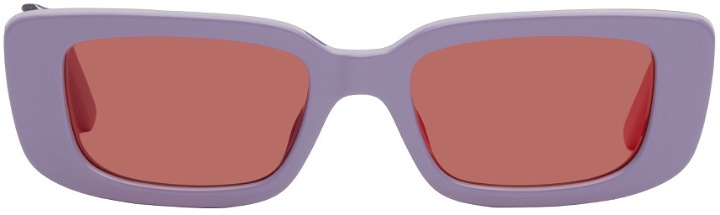 Photo: Palm Angels Purple Giorgina Sunglasses