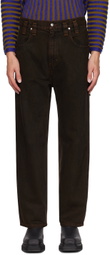 Eckhaus Latta Brown Baggy Jeans